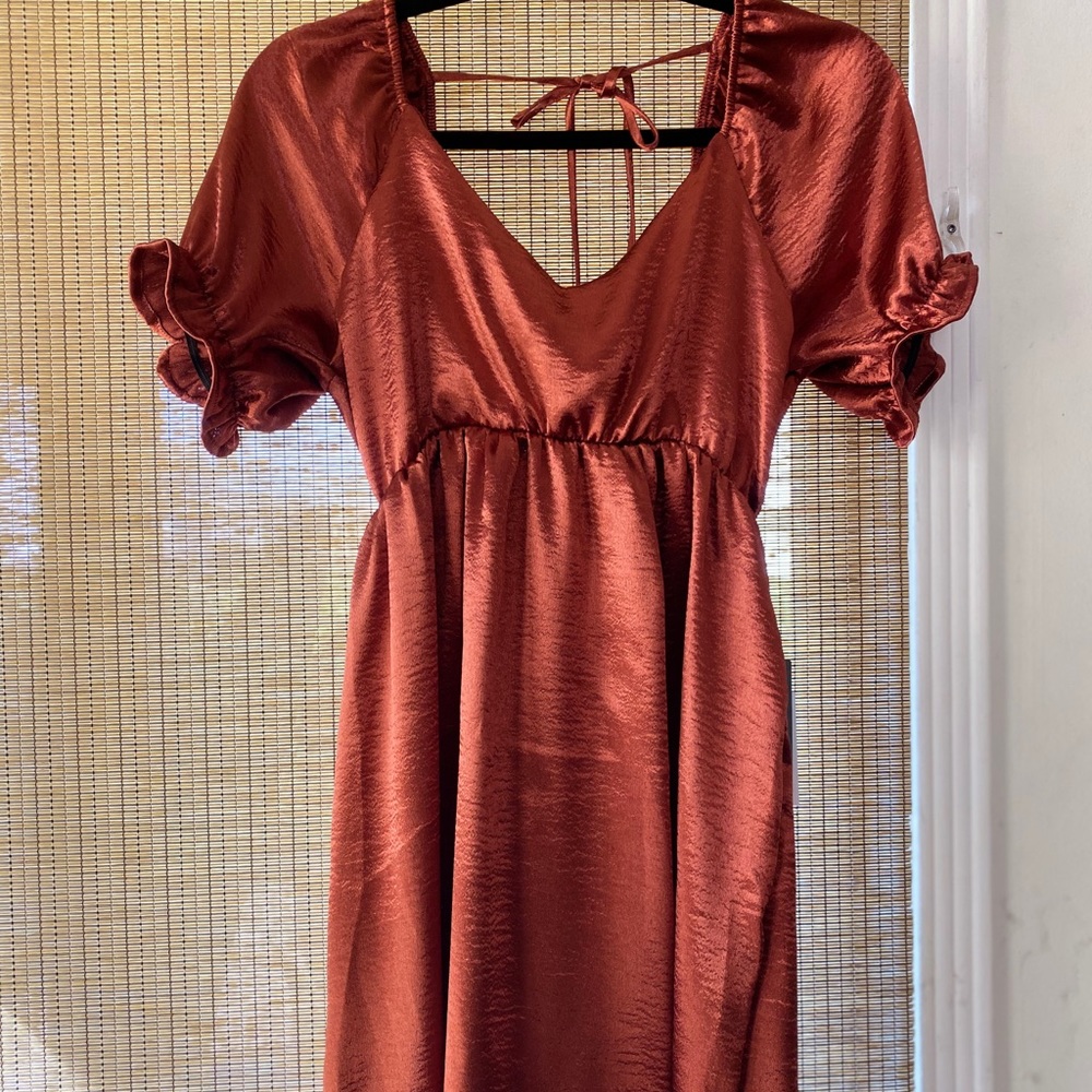 Silky red dress from Nordstrom’s